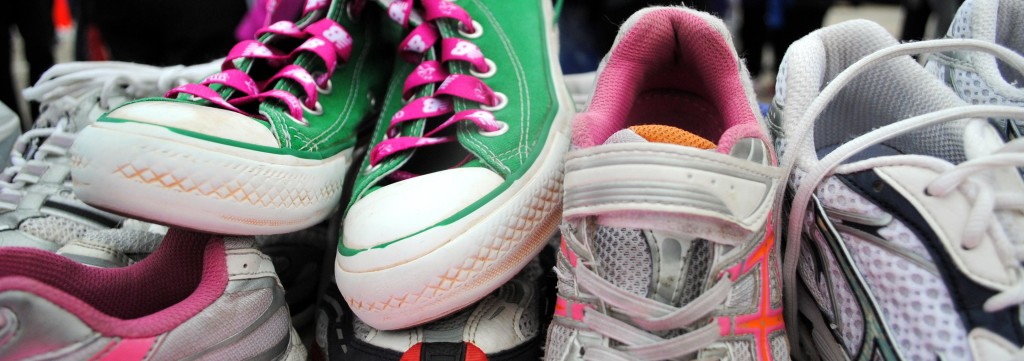 recycle shoes on earth day with walkable collections